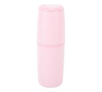 ACOGEDO Custodia da Viaggio per Spazzolino Porta Dentifricio Portatile Elegante Custodia da Viaggio Leggera per Viaggi di Lavoro e Avventure all'aria Aperta (Roseo)