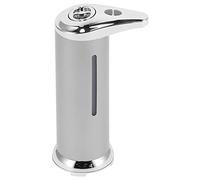 ACOGEDO Dispenser di Sapone da 250 Ml Dispenser Automatico di Sapone Liquido con Sensore a Infrarossi Touchless per il Bagno di CasaOro Alla Mano del Sensibile Quando il è Sotto il (SILVER)