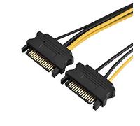ACOGEDO Doppio da 15 Pin Maschio a 8 Pin Femmina PCI-E PCI Express Cavo Adattatore di Alimentazione Connettore da 0,2 M (Femmina) /due Adattatore 1 Le Caratteristiche Alimentazione da a 8 a (#2)
