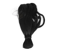 ACOGEDO Estensione della Coda di Cavallo Intrecciata Lunga per le Donne - Coda di Cavallo Parrucca Alla Moda Ed Elegante in Nero per Matrimoni e Occasioni Speciali