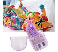 ACOGEDO Forbici Ad Ago in Plastica Colorata Macaron Mini Squisita e Portatile, Scatola per Attrezzi da Cucito, Scatola in Plastica Non conveniente. Il Cucito Pulito e Pratico Completa una da