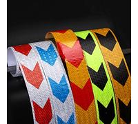 ACOGEDO Freccia Avvertimento di Sicurezza Striscia di Nastro Riflettente per visibilità per Automobili Motocicletta Auto-Styling un Incidente Anche con Motivo Mantieni la Migliore Angolazione