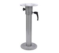 ACOGEDO Gamba per Tavolo per, Lega di Alluminio Resistente, Altezza Regolabile 450-740 Mm, Design Rimovibile, Finitura Argento, per, Barche, Yacht, Banchine, Interni Ed Esterni