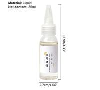 ACOGEDO Gel di Pulitore per Spazzole per Trucco Efficace 35 Ml - Gel di Pulizia della Spazzola Portatile Ad Uso Rapido per Nail Art, Ombretto, Fard, Fondazioni e Parallelo ((35ml)