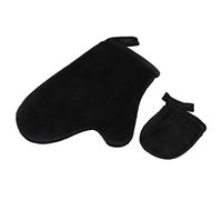 ACOGEDO Guanto Applicatore per Autoabbronzante - Strumento Riutilizzabile a Doppio Lato con Presa per il Pollice, per Un'Applicazione Uniforme di Lozioni e Trattamenti Corpo (BLACK)
