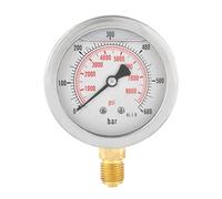 ACOGEDO High Hydraulic Gauge 63mm Dial Pressure Measuring Tool for Home and
