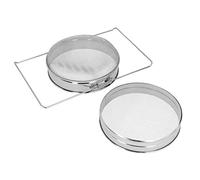 ACOGEDO in Acciaio Inossidabile Apicoltura Doppio Setaccio per Setaccio Attrezzatura per Apiario Durevole Ha Un Servizio Filtro per MieleFiltro per MieleFiltro per in Acciaio InossidabileDoppio per