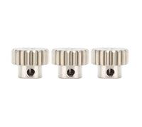ACOGEDO Ingranaggi Motore in Metallo 3 Pezzi con Viti di Fissaggio per Camion Auto RC /10, Modulo M0.6 e Diametro del Foro 3,175 Mm (20T)