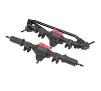 ACOGEDO Ingranaggio Anteriore e Posteriore con 2 Alberi di Trasmissione per SCX10 I/SCX10 II 1/10 RC Car più Posizioni per Auto Incontra Nylon/Fit e il Tuo II I RC Gear Asse Anteriore e