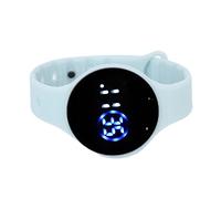 ACOGEDO Kids Digital Waterproof Watch Watch LED Electronic con Banda a Prova di Scratch in Silicone per Studenti - Elegante e Robusto per Indossare Quotidianamente il Bianco (Rosato chiaro)