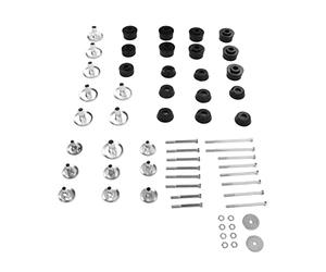 ACOGEDO Kit Boccole per Montaggio Cabina Carrozzeria da 60 Pezzi KF04060BK Compatibile con 2WD 4WD 2008-2016 XL XLT FX4 Lariat