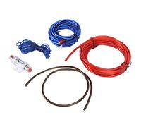 ACOGEDO Kit Cavi di Alimentazione Amplificatore per Auto - Set Cavi di Alimentazione e Messa a Terra Ad Alta conduttività 4GA con Terminali, Compatibile con Amplificatori Subwoofer e Sistemi di Gioco