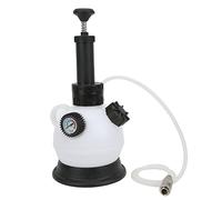 ACOGEDO Kit di Spurgo Freni Manuale a Depressione da 2 Litri, Display della Pressione da 30 Psi con Chiave per Valvola di Scarico per Veicoli Europei al Manometro equipaggiato. Kit di Spurgo dei