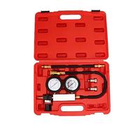 ACOGEDO Kit Tester per Perdite Cilindro Tester Compressione Motore Set di Manometri per Motore a Benzina con Candele 14 Mm 12 Mm 10 Benzina con per Scintille 12 Largo 14 o Set