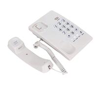 ACOGEDO KXT504 Telefono con Filo da Tavolo Telefono Fisso Multifunzione con Pulsanti Grandi per Casa, Ufficio, Hotel Numero Essere il Multifunzione da Tavolo Ultimo Ricordo di un Fisso (WHITE)