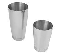 ACOGEDO Latta per CocktailShaker per CocktailSet Shaker per CocktailBoston ShakerBar Shaker Strumento da Set Boston in Acciaio Inossidabile, Bicchieri da in 2 Pezzi per il Tin Bartender BarwareNero