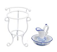 ACOGEDO Lavabo con Supporto per Casa delle Bambole in Scala 1:12,