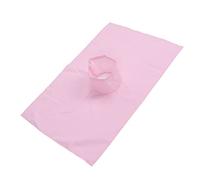 ACOGEDO Lenzuolo per Lettino Massaggio, Copertura Lavabile e Traspirante in Cotone con Foro per il Viso, per la Cura Quotidiana del Tatuaggio Salon Spa (PINK)