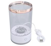 ACOGEDO Macchina per il Detergente per Pennelli per Trucco Elettrico con Tecnologia di Vibrazione Sonora e Design Trasparente per Spazzole a Tutte le Dimensioni - Detergente per Spazzole Cosmetiche