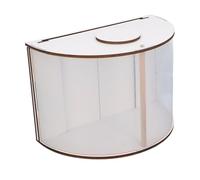 ACOGEDO Mangiatoia per Uccelli da Finestra con Visione Chiara a 180° Finestra per Interni Casetta per Uccelli in Legno Trasparente per Finestre a Soffitto Singole o Doppie 180° di Diritto di