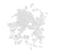 ACOGEDO Manica a Compressione degli Occhiali Senza Cerchio per Montaggio per Lenti Sicure, Accessori per Fissaggio in Plastica Trasparente per Cornici Senza Marcia, 200 Pezzi, Taglia 1.5x0,8x2,2 Mm