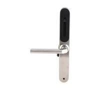 ACOGEDO Maniglia con Password per Blocco Impronte Digitali Argento per Appartamento Villa Scuola Ufficio Mancino o e K Serratura per Porta in VetroSerratura Elettrica Serratura per Porta con Impronte