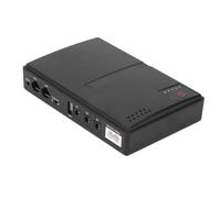 ACOGEDO Mini Backup della Batteria UPS UPS con Supporto a Doppio Dispositivo per i Sistemi di Sicurezza del Router e della Casa (Spina europea)