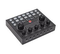 ACOGEDO Mixer, Plug e Riproduci a Doppio Canale da 48 Khz Plug and Play Usb Live Card Stream Stream Mazzo Interfaccia per Microfono Dinamico, Scheda Live