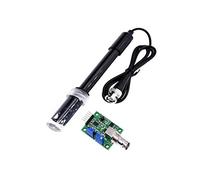 ACOGEDO Modulo Sensore Liquido PH0-14 + Sonda Elettrodo PH BNC con Cavo per Test di Laboratorio di Coltura dell'acquario