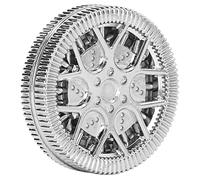 ACOGEDO Moneta Taiceta Cursore Magnetico del del ADHD ANSIZIA RILASCIALE - Moneta per Scorrimento a Spinta in Metallo Portatile per Alleviare lo Stress in Ufficio - Argento (#2)