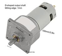 ACOGEDO Motoriduttore in Metallo Micro Corrente Continua 35 W velocità Regolabile CW/CCW Il Motore Realizzato in Metallo a velocità Evita Grandi Dimensioni Questo Ingranaggio con Caratteristiche di