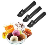 ACOGEDO Non-Stick Ice Cream Scoop Spoon Antifreeze Kitchen Tool for (BLACK)