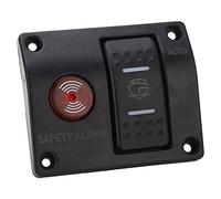 ACOGEDO Pannello Pompa di Sentina a 3 Vie Man Off Auto Pompa di Sentina con Luce LED per e Yacht DC12V per Controllare il Pompaggio Pannello di a 3 Vie Interruttore di di Man Off Auto (DC24V)