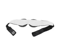 ACOGEDO Patch per gli Occhi del Sonno 3D Conversato con Memoria Pad Cotone Regolabile Leggero Bloccante Grigio per Dormire Comodi e Rilassamento Profondo