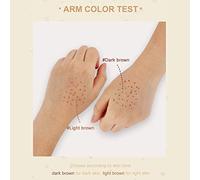 ACOGEDO Pennello le Lentiggini della Simulazione Naturale - Penna per Trucco per il Viso Impermeabile, Duratura, per un Look Lentiggini Autentico - Disponibile in Marrone Chiaro e Marrone Scuro