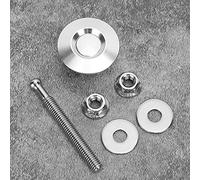 ACOGEDO Perni del Cofano a Sgancio Rapido da 30 Mm / 2 Pollici Blocco del Cofano Nero Vari Settori Blocco del Perno del del Pulsante di Rilascio della Chiusura del (SILVER)