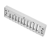 ACOGEDO Pettine per Armonica Premium per Accessorio in Lega di Alluminio per Arpa Blues SP20 - Giocabilità Migliorata e (SILVER)