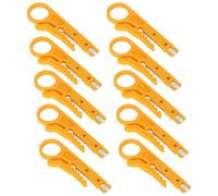 ACOGEDO Pinza Spelafili Multiuso da 10 Pezzi, Strumento per Elettricisti, Pinza Spelafili Adatta, a Mano, Crimpatrice, Crimpatura Cavi