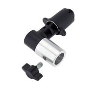 ACOGEDO Porta Riflettore, Accessorio per Supporto Luce Fotografico in Studio Facile da Montare in Lega di Alluminio con Finitura Argento Satinato per il Posizionamento dei Riflettori