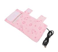 ACOGEDO Portable Baby Bottle più Caldo con Isolamento Termico e Riscaldamento USB - Manica Bottpe per Bambini Universali per Casa e Viaggi, Blu (PINK)