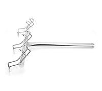 ACOGEDO Portacanna da Pesca 3 in 3 Vie per Yacht Marini - Supporto Verticale in Acciaio Inossidabile 316 con Finitura Elettrolitica Lucida e Base di Bloccaggio dell'estremità dell'asta