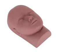 ACOGEDO Pratica di Addestramento Modello di Testa del Manichino per Trucco e Massaggio - Lavabile Versatile Riutilizzabile con elasticità Realistica - Dimensione Portatile 235x145x100mm