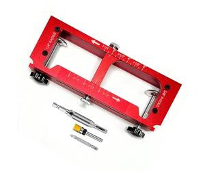 ACOGEDO Professional Door Hinge Mounting Jig for Precise Cutting of 1/4