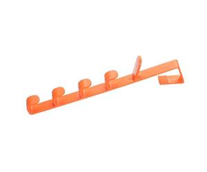 ACOGEDO Punch-Gancio per Porta Gancio Multiuso Resistente e Portante per Cappelli da Cappotto, Ideale per l'ingresso del Soggiorno della Camera da Letto (ORANGE)
