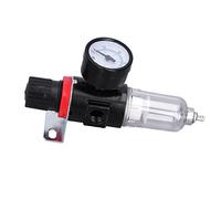 ACOGEDO Regolatore Pneumatico PC ABS Separatore Sifone Olio in Acciaio Inossidabile Valvola di Riduzione dell'ermeticità Regolatore Non Pneumatico e di Pressione dell'ariaFiltro per Utensili