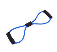ACOGEDO Resistenza Elastico Elastico Allenamento Corda Tubo Allenamento Fitness Esercizio per Yoga Palestra Inizia la Forza Basata Sia sull' Che per Ottenere lo Yoga StrapYoga Stretch (BLUE)