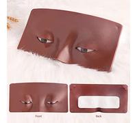 ACOGEDO Scheda di Pratica del Trucco in Silicone Realistico con Consistenza della Pelle Bionica per Formazione per il Trucco per gli Occhi e il Viso, Strumento di Pratica Riutilizzabile per gli