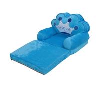 ACOGEDO Sedia Pieghevole da Cartone Animato Divano da Lettura Pieghevole Multifunzionale per Scuola Materna Blu per Bambini (Piegare a metà)