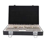 ACOGEDO Set di Blocchetti di Riscontro Industriali Rettangolari in Acciaio da 87 Pezzi con Cassetta degli Attrezzi per la Misurazione