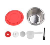 ACOGEDO Set di Capsule di caffè RicaricabiliTazza di caffè Riutilizzabile in Acciaio InossidabileCapsule di di Ricarica Riutilizzabili in Acciaio Inossidabile per, Set di Tazze di Riutilizzabili